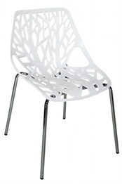 Modern Nest Dining Chair - White in Orlando