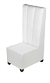 High Back White Chair Sectional in Tampa, St Petersburg