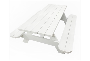 Picnic Table White in Naples, Marco Island, Ft. Myers