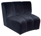 Velvet Lounge Chair Black in Naples, Marco Island, Ft. Myers