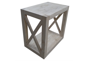 Crossed End Table in Naples, Marco Island, Ft. Myers