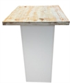 Square Patina Highboy Table - 3ft in Orlando