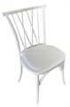 Crossed Dining Chair White in Orlando