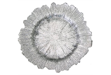 Sea Sponge Silver Charger Plate in Orlando