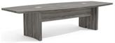 Aberdeen Boat Shaped 10' Conference Table - Gray in Miami, Ft. Lauderdale, Palm Beach