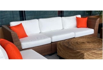 Captiva Sofa Sectional White in Miami, Ft. Lauderdale, Palm Beach