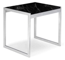 Aria Black Marble End Table in Miami, Ft. Lauderdale, Palm Beach