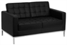 Knoll Loveseat - Black in Miami, Ft. Lauderdale, Palm Beach