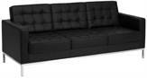 Knoll Sofa - Black Tall in Miami, Ft. Lauderdale, Palm Beach