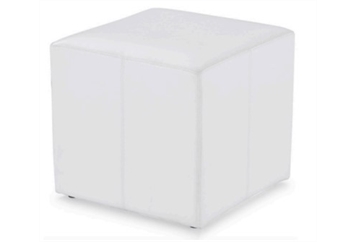 Vibe Cube Ottoman - White in Miami, Ft. Lauderdale, Palm Beach