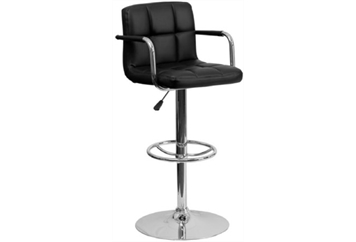 Canterbury Barstool With Arms Black in Miami, Ft. Lauderdale, Palm Beach