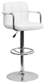 Canterbury Barstool With Arms White in Miami, Ft. Lauderdale, Palm Beach