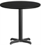 Easy Black Base Black Top Cafe Table in Naples, Marco Island, Ft. Myers