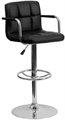 Canterbury Barstool With Arms Black in Orlando