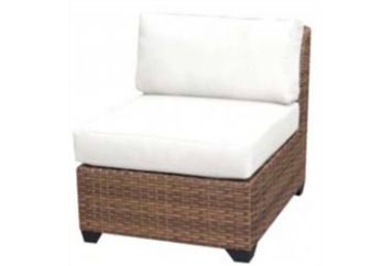 Captiva Armless Chair Sectional White in Orlando