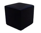 Black Cube Ottoman - 16" in Orlando