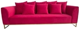 Velours Sofa Red in Orlando