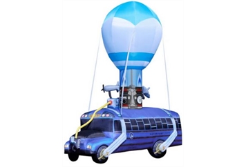 Fortnite Battle Bus Inflatable in Miami, Ft. Lauderdale, Palm Beach