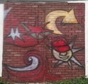 Brick Graffiti Wall 5 in Naples, Marco Island, Ft. Myers