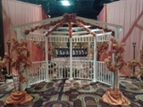 Gazebo White Wood Half in Naples, Marco Island, Ft. Myers