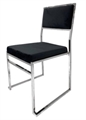 Yoyoma Chair Black - Silver Frame in Miami, Ft. Lauderdale, Palm Beach