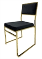 Yoyoma Chair Black - Gold Frame in Miami, Ft. Lauderdale, Palm Beach