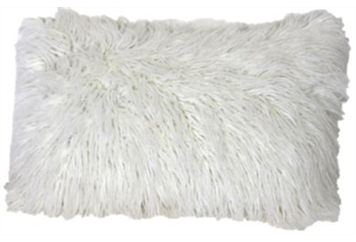 Pillow - Faux Fur White Accent in Miami, Ft. Lauderdale, Palm Beach