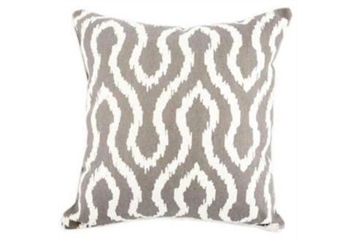 Pillow - Grey & White Print Pillow in Miami, Ft. Lauderdale, Palm Beach