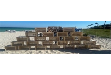 Shoe Valets with Sign - 48 Boxes in Miami, Ft. Lauderdale, Palm Beach