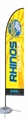 Flutter Flags Branded Double-Sided - 10ft in Miami, Ft. Lauderdale, Palm Beach