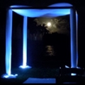 LED Up-lights for Arch or Chuppah in Miami, Ft. Lauderdale, Palm Beach