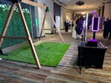 Photo Booth Backdrop - Photo Op Swing with Rug in Miami, Ft. Lauderdale, Palm Beach