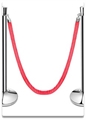 Stanchions Rope Red - 6ft in Miami, Ft. Lauderdale, Palm Beach