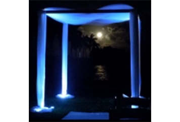 LED Up-lights for Arch or Chuppah in Orlando