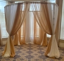 Arbor - Mandap Round White and Gold in Orlando