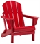 Adirondack Chair - Red in Miami, Ft. Lauderdale, Palm Beach