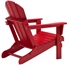 Adirondack Chair - Red in Miami, Ft. Lauderdale, Palm Beach