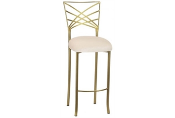 Chameleon Gold Barstool - Ivory in Miami, Ft. Lauderdale, Palm Beach