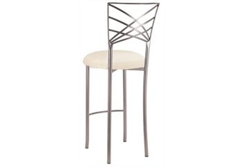 Chameleon Silver Barstool - Ivory in Miami, Ft. Lauderdale, Palm Beach