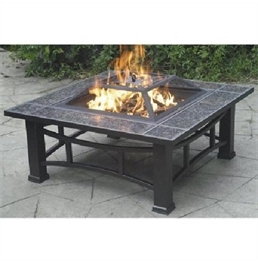 Fire Pit with Granite Top with Wood and Attendent in Tampa, St Petersburg