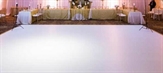 White Dance Floor Wrap in Tampa, St Petersburg