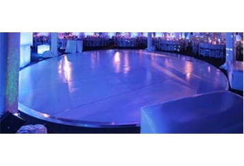Dance Floor Round Wrapped in Orlando