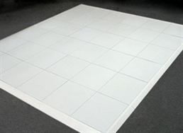 Vinyl Dance Floor - White in Orlando