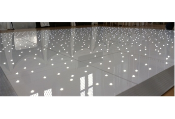 Dance Floor White with White Twinkle in Orlando