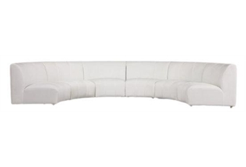 Velvet Sofa White in Miami, Ft. Lauderdale, Palm Beach