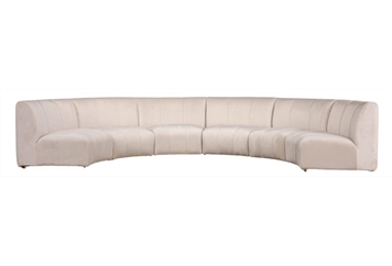 Velvet Sofa Cream in Tampa, St Petersburg