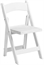 zz Folding Chair Padded White in Miami, Ft. Lauderdale, Palm Beach