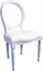 Castle White Dining Chair Metal in Miami, Ft. Lauderdale, Palm Beach