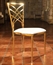 Cross Dining Chair Gold in Miami, Ft. Lauderdale, Palm Beach