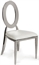 O Chair Silver - White Pad in Miami, Ft. Lauderdale, Palm Beach